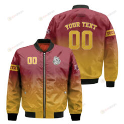 Minnesota-Duluth Bulldogs Fadded Bomber Jacket 3D Printed