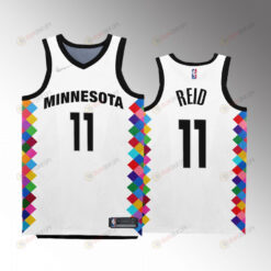 Minnesota Timberwolves Naz Reid 11 2022-23 City Edition White Jersey Bob Dylan