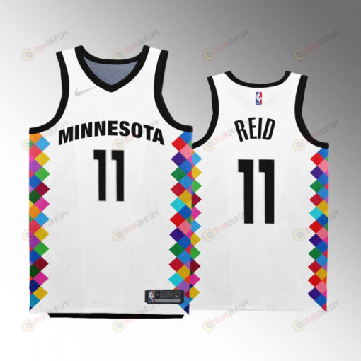 Minnesota Timberwolves Naz Reid 11 2022-23 City Edition White Jersey Bob Dylan