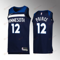 Minnesota Timberwolves Taurean Prince 12 2022-23 Icon Edition Navy Jersey Swingman