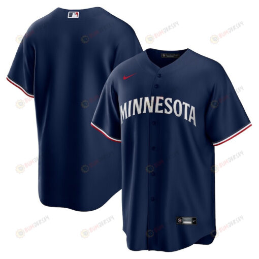 Minnesota Twins Alternate Team Logo Men Jersey - Navy