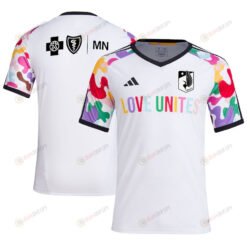 Minnesota United FC 2023 Pride Pre-Match Men Jersey - White