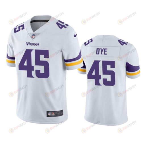 Minnesota Vikings 45 Troy Dye White Jersey