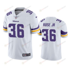 Minnesota Vikings A.J. Rose Jr. 36 White Vapor Limited Jersey