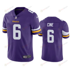 Minnesota Vikings Lewis Cine Purple 2022 Draft Vapor Limited Jersey