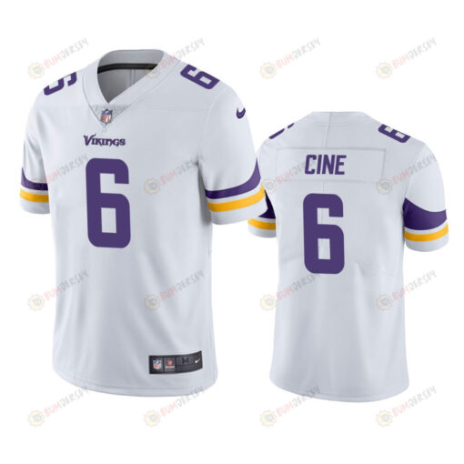 Minnesota Vikings Lewis Cine White 2022 Draft Vapor Limited Jersey