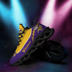 Minnesota Vikings Logo Custom Name 3D Max Soul Sneaker Shoes