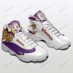 Minnesota Vikings Pattern Air Jordan 13 Shoes Sneakers