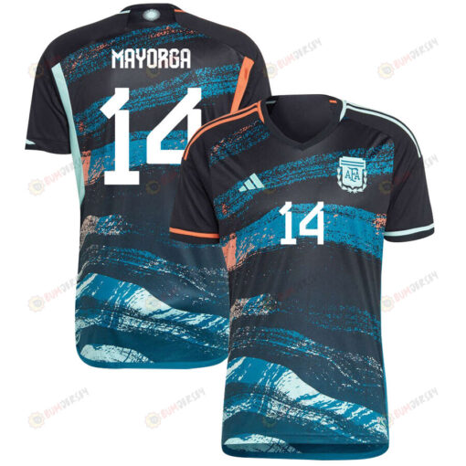 Miriam Mayorga 14 Argentina Women's National Team 2023-24 World Cup Away Men Jersey