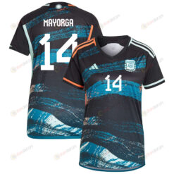 Miriam Mayorga 14 Argentina Women's National Team 2023-24 World Cup Away Women Jersey