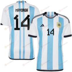 Miriam Mayorga 14 Argentina Women's National Team 2023-24 World Cup Home Men Jersey