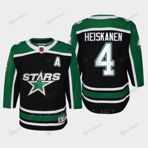 Miro Heiskanen 4 Dallas Stars 2022 Special Edition 2.0 Retro Youth Jersey Black