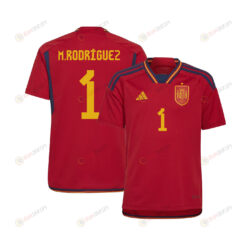 Misa Rodr?guez 1 Spain 1 Star Women's National Team 2023-24 World Cup Home Jersey