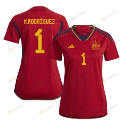 Misa Rodr?guez 1 Spain 1 Star Women's National Team 2023-24 World Cup Home Women Jersey