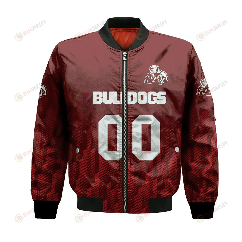 Mississippi State Bulldogs Bomber Jacket 3D Printed Team Logo Custom Text And Number