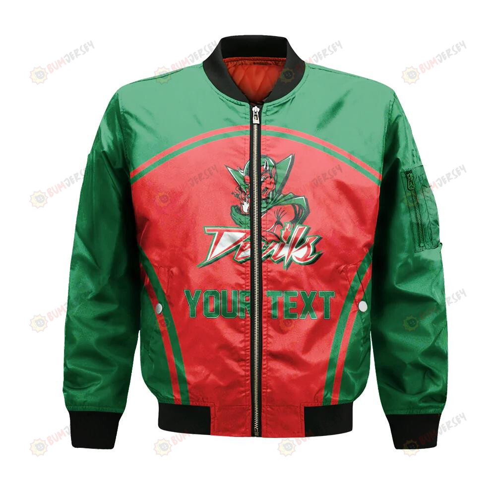 Mississippi Valley State Delta Devils Bomber Jacket 3D Printed Custom Text And Number Curve Style Sport