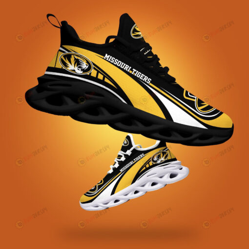 Missouri Tigers Logo Curve Line Pattern 3D Max Soul Sneaker Shoes