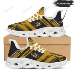 Missouri Tigers Logo Custom Name Pattern 3D Max Soul Sneaker Shoes