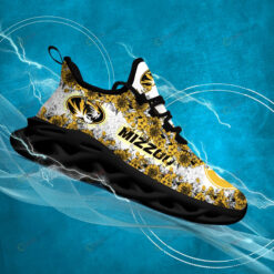 Missouri Tigers Logo Flower Pattern 3D Max Soul Sneaker Shoes