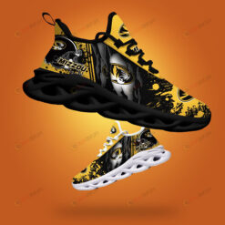 Missouri Tigers Logo Torn And Splatter Pattern 3D Max Soul Sneaker Shoes