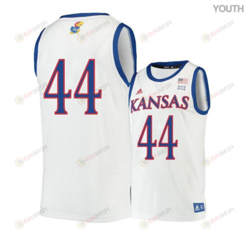 Mitch Lightfoot 44 Kansas Jayhawks Basketball Youth Jersey - Beige