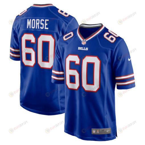Mitch Morse 60 Buffalo Bills Game Player Jersey - Royal
