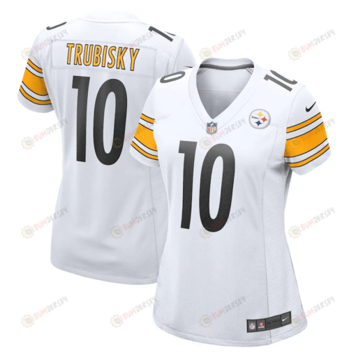 Mitchell Trubisky 10 Pittsburgh Steelers Women's Game Player Jersey - White