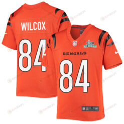 Mitchell Wilcox 84 Cincinnati Bengals Super Bowl LVII Champions Youth Alternate Game Jersey - Black