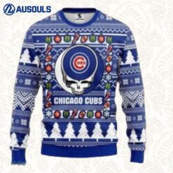 Mlb Chicago Cubs Grateful Dead Christmas Ugly Sweaters For Men Women Unisex