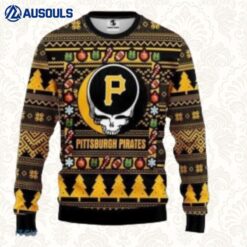 Mlb Pittsburgh Pirates Grateful Dead Christmas Ugly Sweaters For Men Women Unisex
