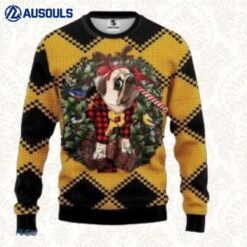 Mlb Pittsburgh Pirates Pug Dog Christmas Ugly Sweaters For Men Women Unisex