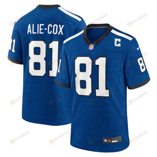 Mo Alie Cox 81 Indianapolis Colts Indiana Nights Alternate Game Men Jersey - Royal