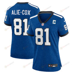 Mo Alie Cox 81 Indianapolis Colts Indiana Nights Alternate Game Women Jersey - Royal