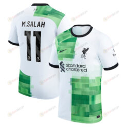Mohamed Salah 11 Liverpool 2023/24 Away Men Jersey - White