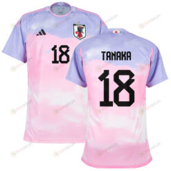 Momoko Tanaka 18 Japan Women's National Team 2023-24 World Cup Away Men Jersey