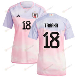 Momoko Tanaka 18 Japan Women's National Team 2023-24 World Cup Away Women Jersey