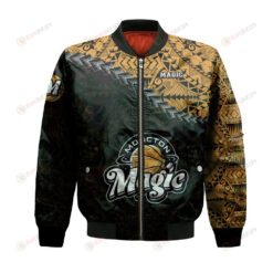 Moncton Magic Bomber Jacket 3D Printed Grunge Polynesian Tattoo