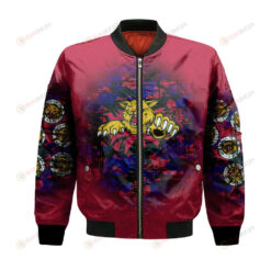 Moncton Wildcats Bomber Jacket 3D Printed Camouflage Vintage