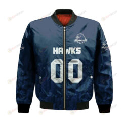 Monmouth Hawks Bomber Jacket 3D Printed Team Logo Custom Text And Number