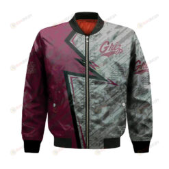 Montana Grizzlies Bomber Jacket 3D Printed Abstract Pattern Sport