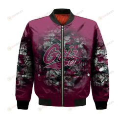 Montana Grizzlies Bomber Jacket 3D Printed Camouflage Vintage