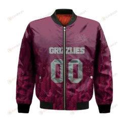 Montana Grizzlies Bomber Jacket 3D Printed Team Logo Custom Text And Number
