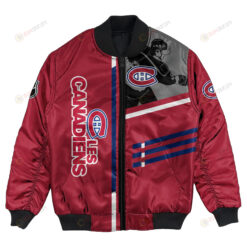 Montreal Canadiens Bomber Jacket 3D Printed Personalized Hockey For Fan