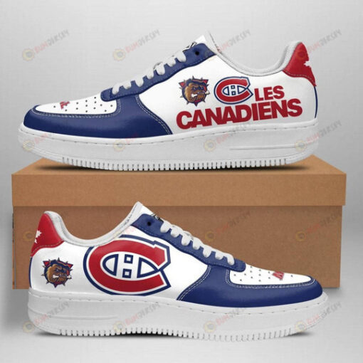 Montreal Canadiens Ice Logo Pattern Air Force 1 Printed