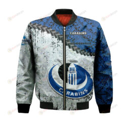 Montreal Carabins Bomber Jacket 3D Printed Grunge Polynesian Tattoo