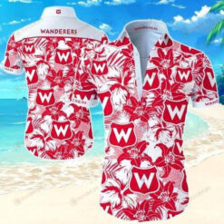 Montreal Wanderers Short Sleeve Curved Hawaiian Shirt Summer