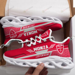 Monza 1912 Logo Custom Name Pattern 3D Max Soul Sneaker Shoes