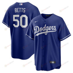 Mookie Betts 50 Los Angeles Dodgers Alternate Men Jersey - Royal