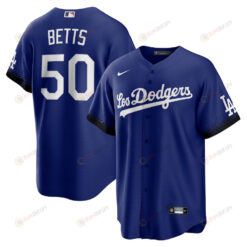 Mookie Betts 50 Los Angeles Dodgers City Connect Player Jersey - Royal