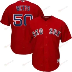 Mookie Betts Boston Red Sox Cool Base Player Jersey - Scarlet